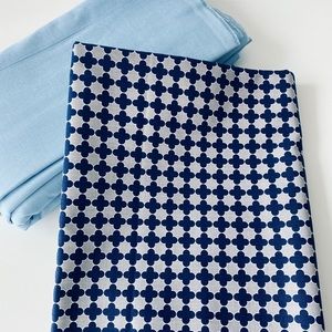 Fabrics for sewing, set of 2